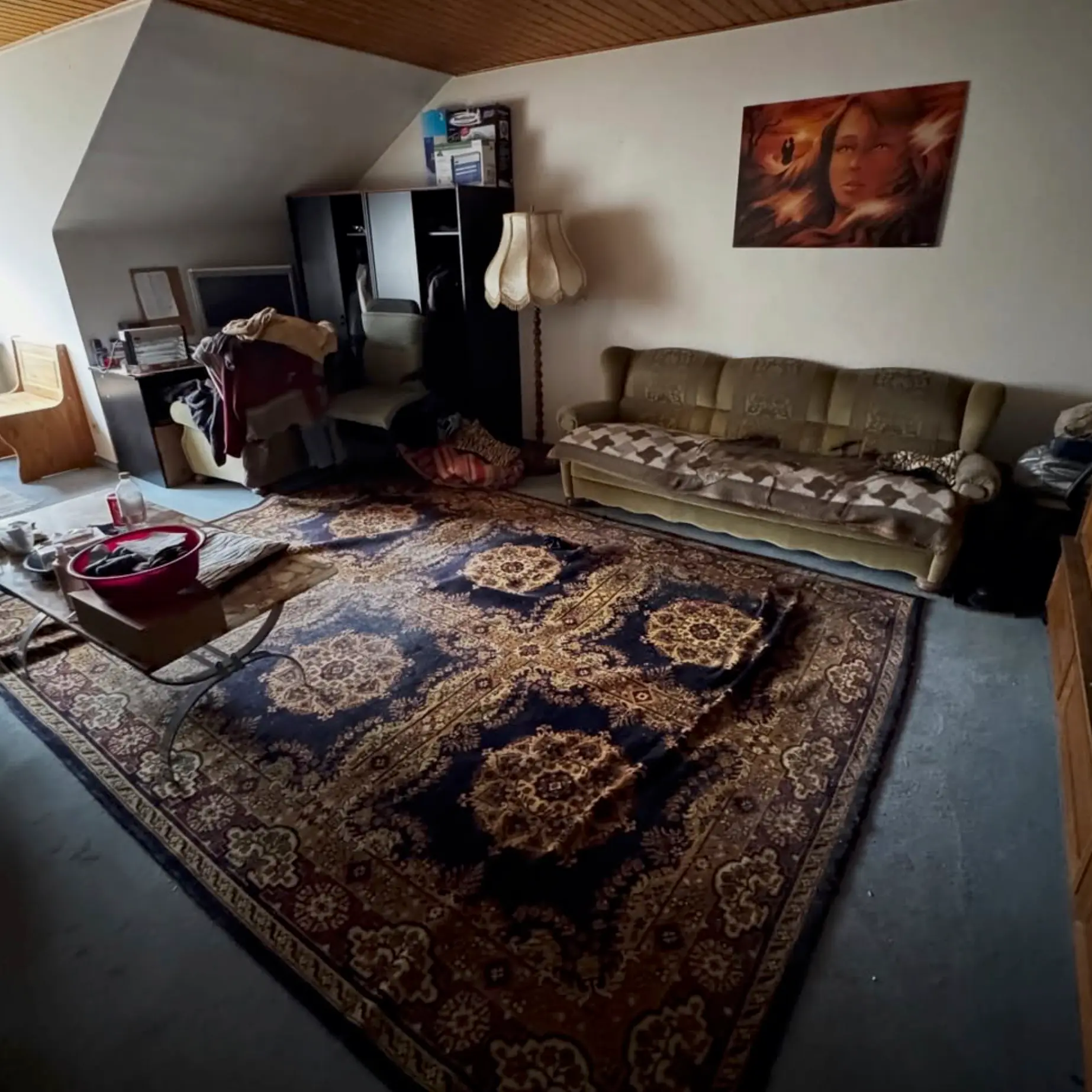 quellenberg_dienstleistungen_haushaltsaufloesung22 Wohnzimmer vor Haushaltsauflösung